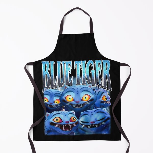 Item preview, Blue Tiger KDH Bootleg Vintage T-shirt, Kpop Demon Hunter Villain Tee, Gothic Fantasy K-Drama Fan Art Shirt, Demon Bias Aesthetic Top designed and sold by LizzyKeiko.
