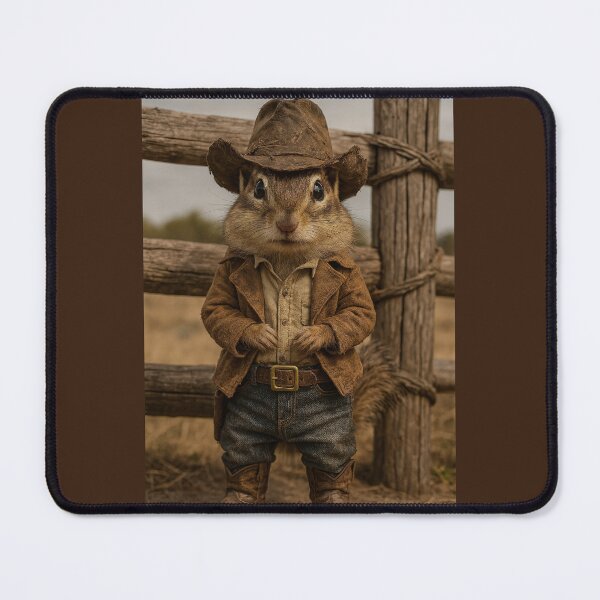 Item preview, Cowboy Chipmunk designed and sold by Tridentulus.
