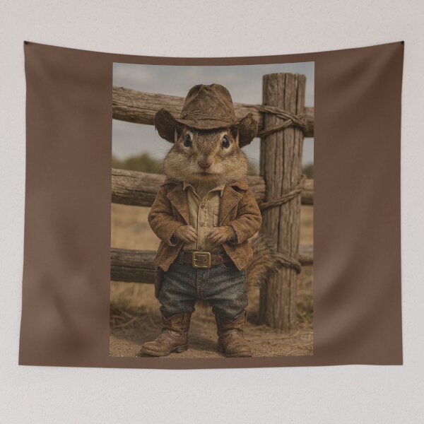 Item preview, Cowboy Chipmunk designed and sold by Tridentulus.