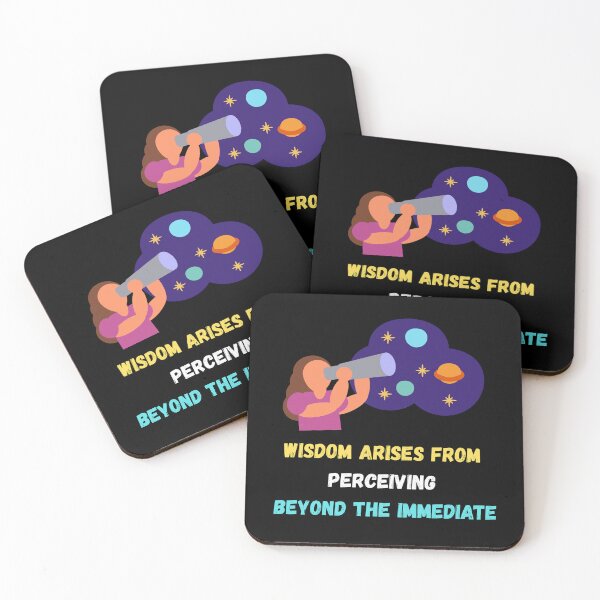 Item preview, Wisdom arises from perceiving beyond the immediate | Stoic Mindset designed and sold by LexaArtworks.