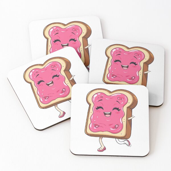 Item preview, Anime Toast Jam Girl – Cute & Energetic Style designed and sold by PRIME4YOU.