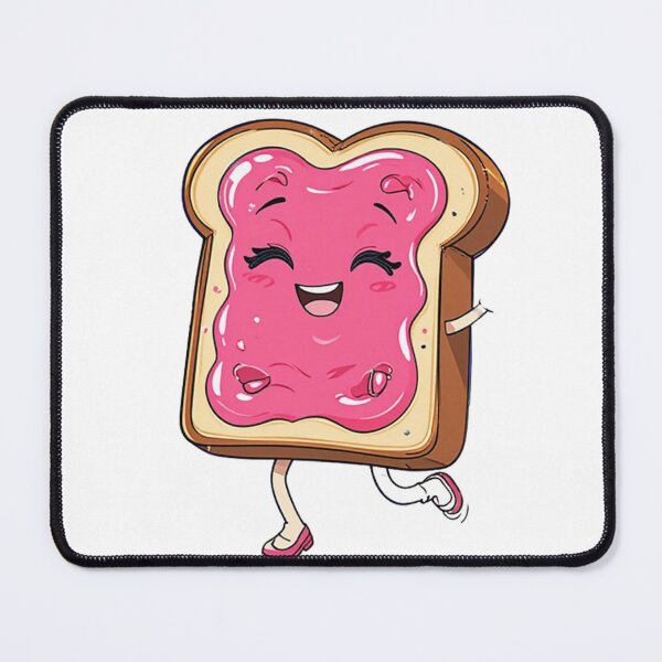 Item preview, Anime Toast Jam Girl – Cute & Energetic Style designed and sold by PRIME4YOU.