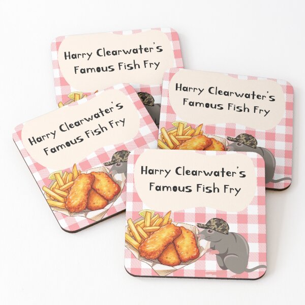Item preview, Twilight Harry Clearwater Fish Fry Red designed and sold by ChipperChelsea.