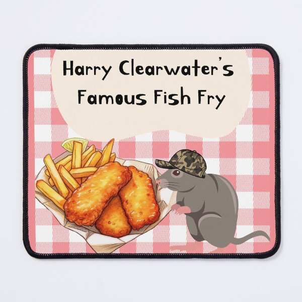 Item preview, Twilight Harry Clearwater Fish Fry Red designed and sold by ChipperChelsea.