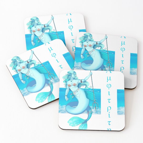 Item preview, Amphitrite Halosýdnē: Goddess of the Sea and Nereid Queen of the Deep (Version 1) designed and sold by MegumiBara.