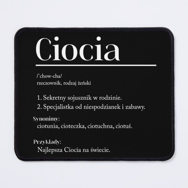 Item preview, Polish Ciocia Definition designed and sold by besensible.