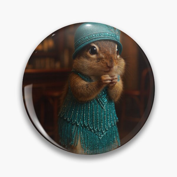 Item preview, 1920s Flapper Chipmunk in a Speakeasy designed and sold by Tridentulus.