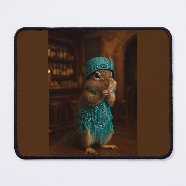 Item preview, 1920s Flapper Chipmunk in a Speakeasy designed and sold by Tridentulus.
