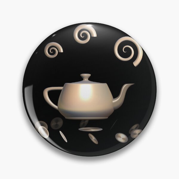 Item preview, Ivory Teapot Swirls designed and sold by Yolanda Caporn Art.