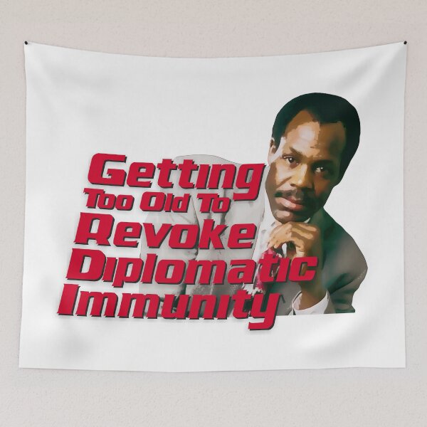 Item preview, Getting too Old to Revoke Diplomatic Immunity  designed and sold by UNK-Fatigues.
