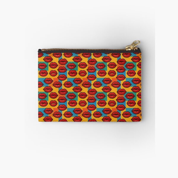Item preview, Cartoon Pop Art Lips Seamless Pattern designed and sold by patterncrow.