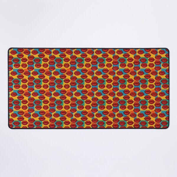 Item preview, Cartoon Pop Art Lips Seamless Pattern designed and sold by patterncrow.