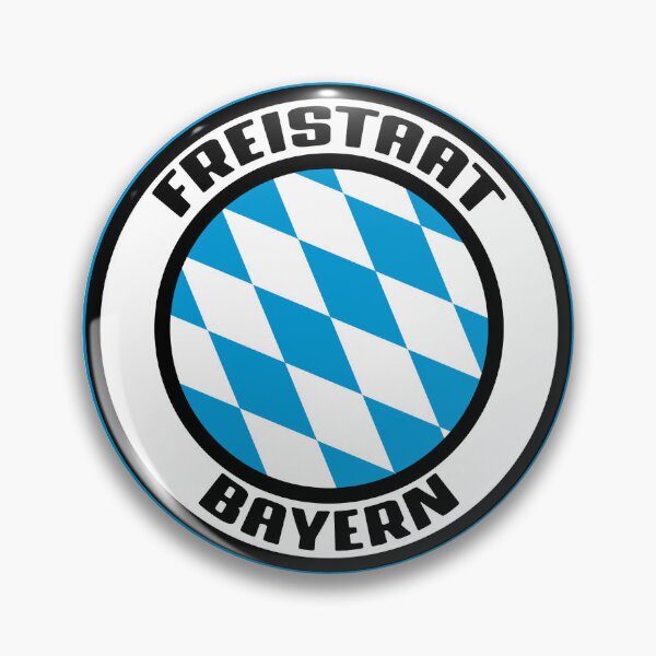Item preview, Freistaat Bayern/Free State of Bavaria Flag Emblem designed and sold by Cestus.
