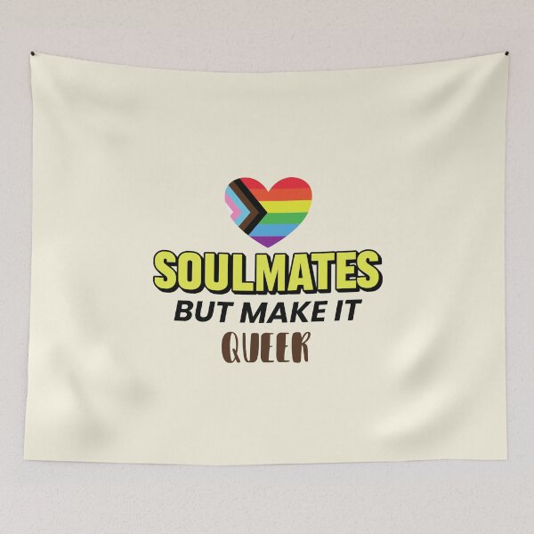 Item preview, Soulmates, But Make It Queer designed and sold by musthavewords.