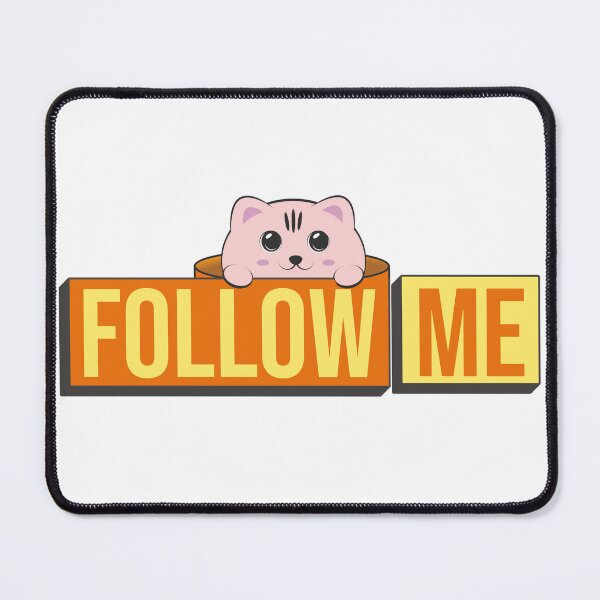 Item preview, Follow Me – Bold and Playful Quote Design for Leaders, Dreamers, and Trendsetters designed and sold by ArtsyExplorer.