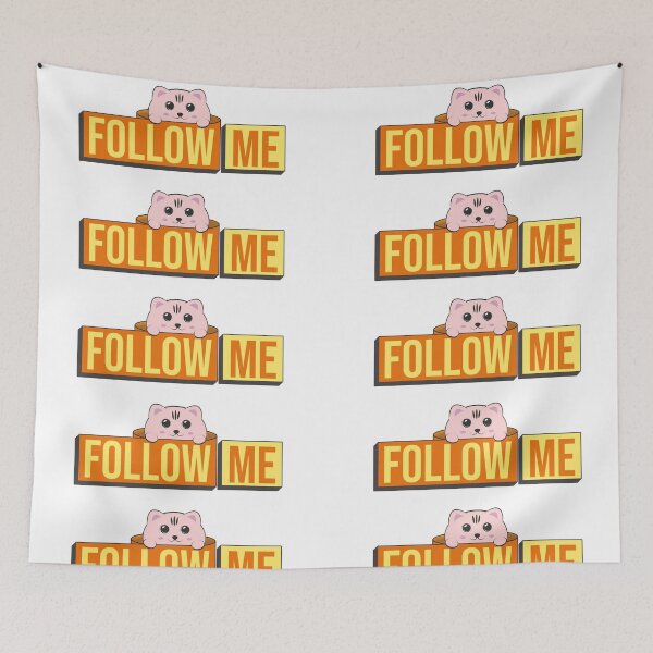 Item preview, Follow Me – Bold and Playful Quote Design for Leaders, Dreamers, and Trendsetters designed and sold by ArtsyExplorer.