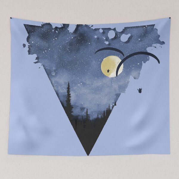 Item preview, Paraglide. Night Flight. designed and sold by tabemisa.