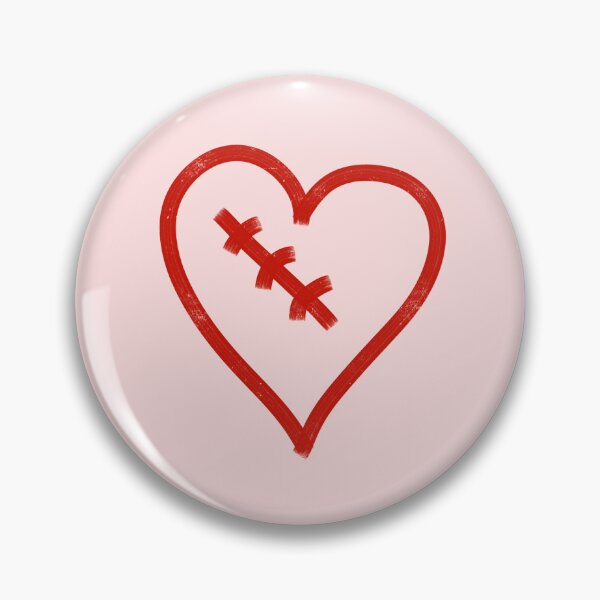Item preview, Hand drawn red stitched heart    designed and sold by ItsMeSamad.