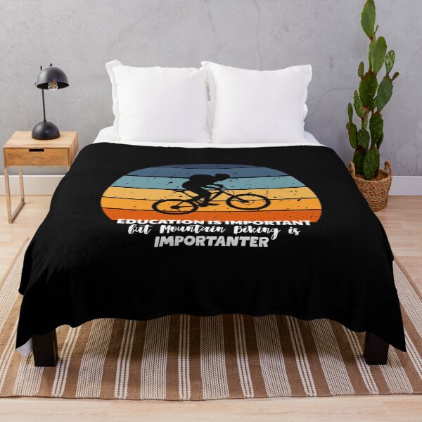 Item preview, Education is Important but Mountain Biking is Importanter designed and sold by musthavewords.