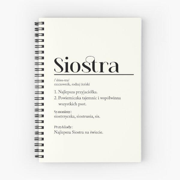 Item preview, Polish Sister Siostra Definition designed and sold by besensible.