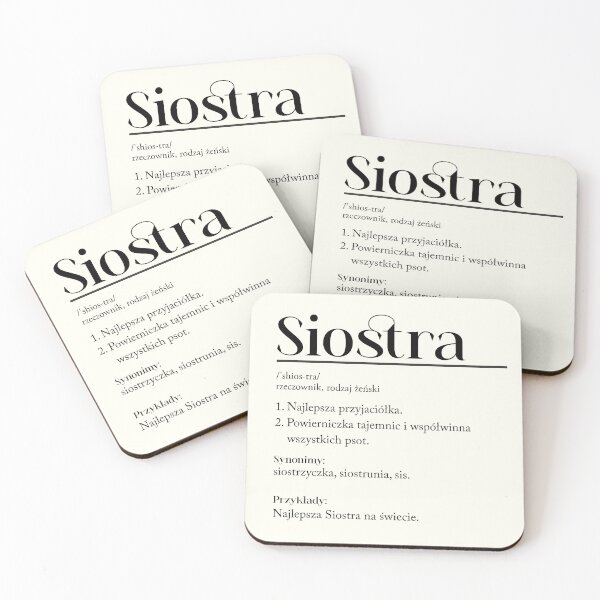 Item preview, Polish Sister Siostra Definition designed and sold by besensible.