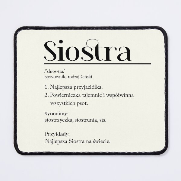 Item preview, Polish Sister Siostra Definition designed and sold by besensible.