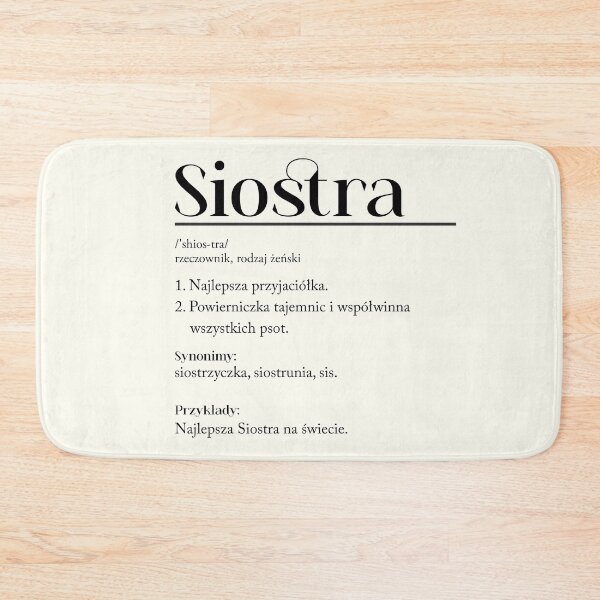 Item preview, Polish Sister Siostra Definition designed and sold by besensible.