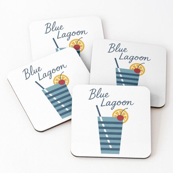 Item preview, Minimalist Cocktail Blue lagoon designed and sold by SybilleHesse.