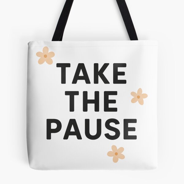 Item preview, Take the pause mindfulness minimal quote designed and sold by Kalpa.