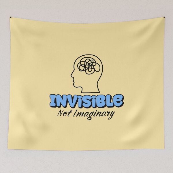 Item preview, Invisible, Not Imaginary designed and sold by musthavewords.