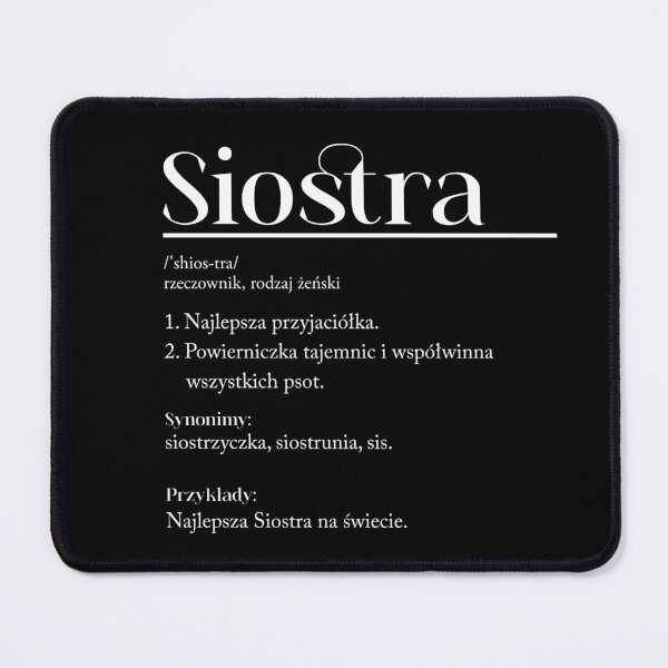 Item preview, Polish Sister Siostra Definition designed and sold by besensible.