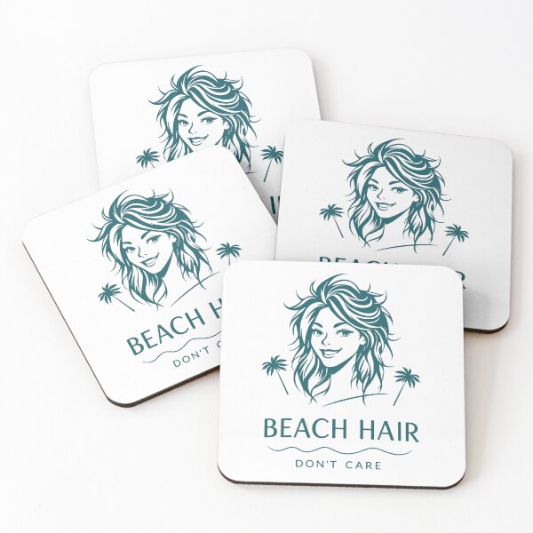 Item preview, Beach Hair Don't Care, Summer Vacation Quote - v.3 designed and sold by QuirkySpark.