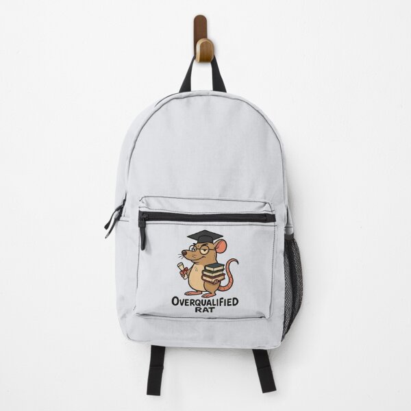 Item preview, Graduated Rat Cartoon – Overqualified and Proud designed and sold by fadilow.