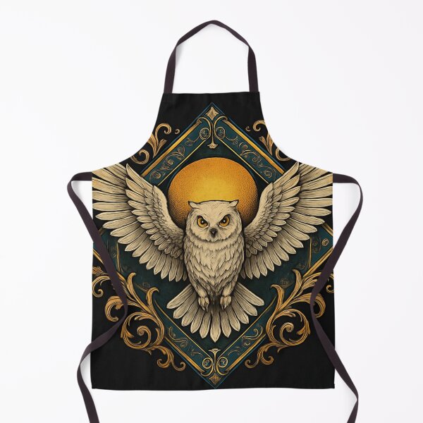Item preview, Majestic Owl Art Nouveau T-Shirt Design designed and sold by FIGIN.