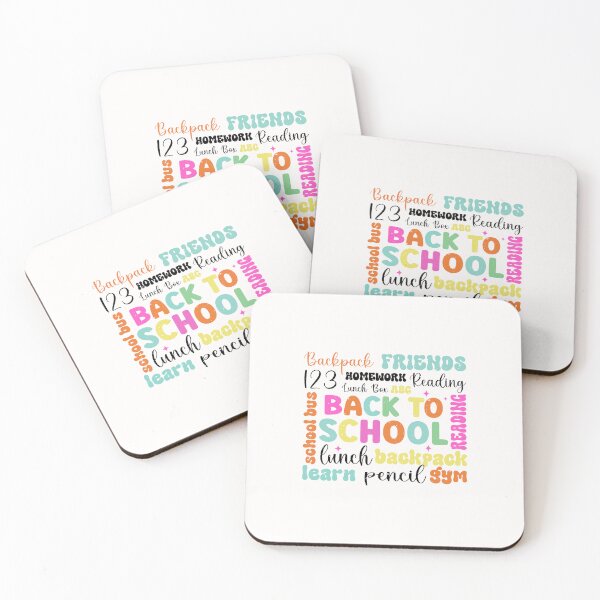 Item preview, Colorful Back to School Word Art Fun Learning Vibes designed and sold by diyoor.