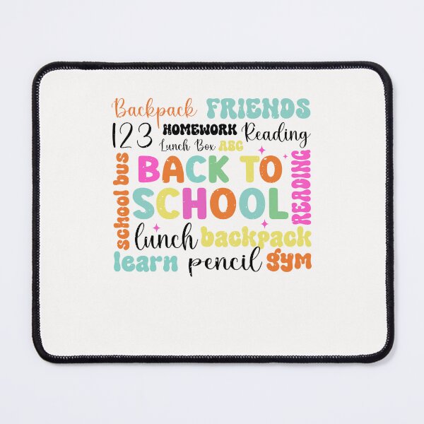 Item preview, Colorful Back to School Word Art Fun Learning Vibes designed and sold by diyoor.