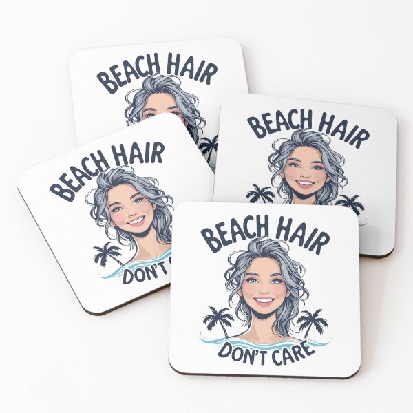 Item preview, Beach Hair Don't Care, Summer Vacation Quote - v.5 designed and sold by QuirkySpark.