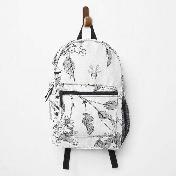 Item preview, Line apple branch with birds on it. Blooming branch of sakura apple tree seamless pattern. designed and sold by MatyKotiv.