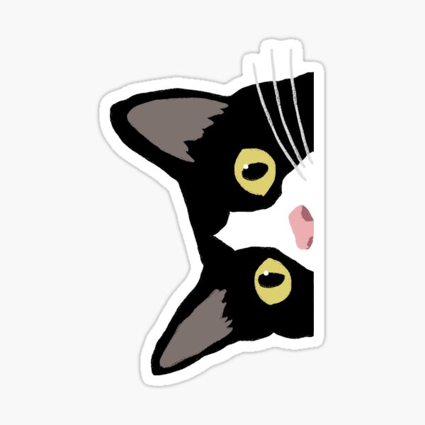 Item preview, Tuxedo Cat Is Watching You designed and sold by Gumigrida.