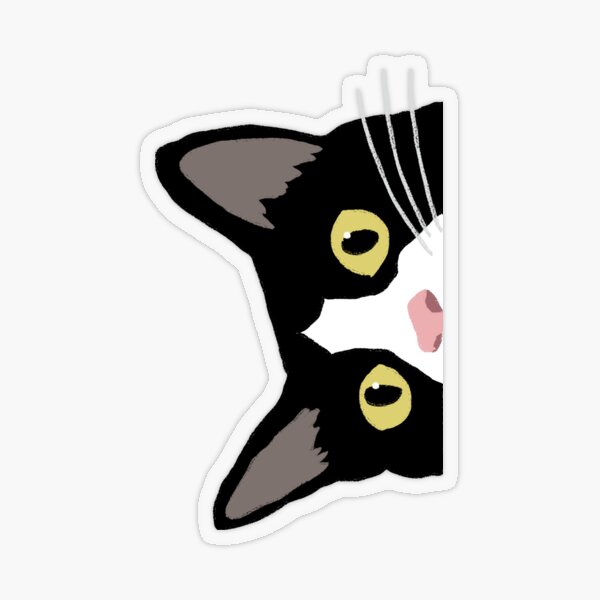 Item preview, Tuxedo Cat Is Watching You designed and sold by Gumigrida.