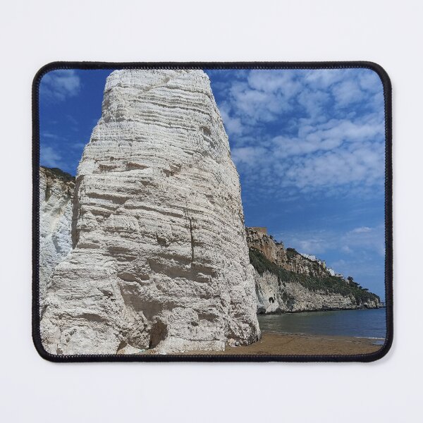 Item preview, Vieste Cliffs with Pizzomunno, Apulia, Italy designed and sold by Igor Pozdnyakov.