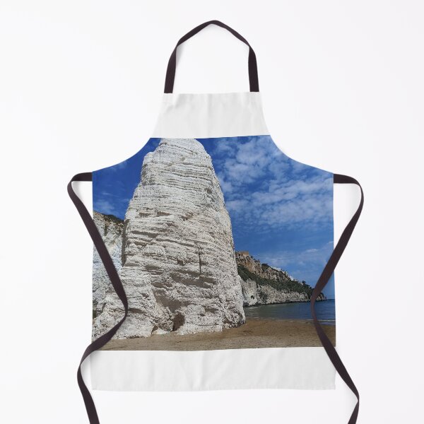 Item preview, Vieste Cliffs with Pizzomunno, Apulia, Italy designed and sold by Igor Pozdnyakov.