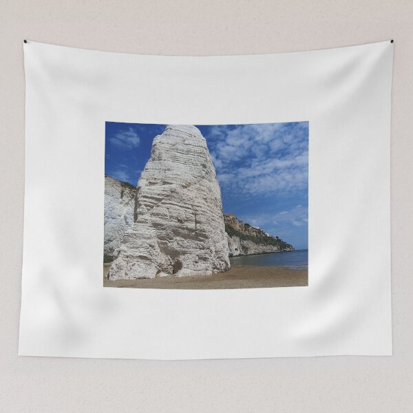 Item preview, Vieste Cliffs with Pizzomunno, Apulia, Italy designed and sold by Igor Pozdnyakov.