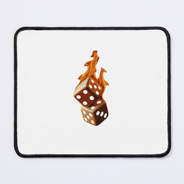 Item preview, Flaming Dice Stack designed and sold by Fleetwood1994.