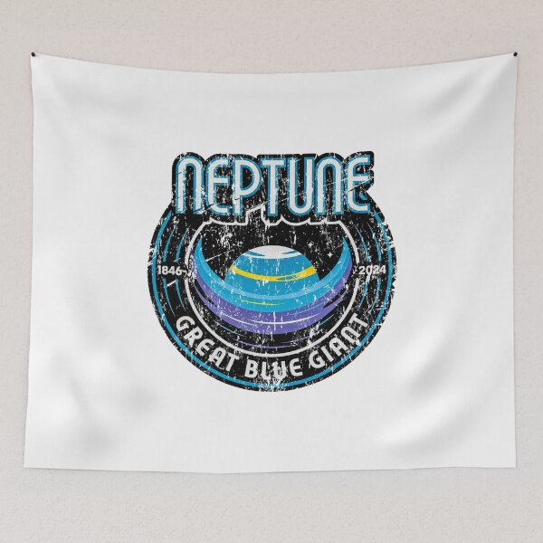Item preview, Vintage Distressed Neptune Ice Giant Illustration designed and sold by Jcat7.