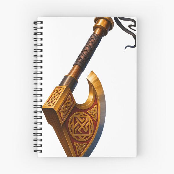 Item preview, Celtic Runic Battle Axe designed and sold by PaganVoice.