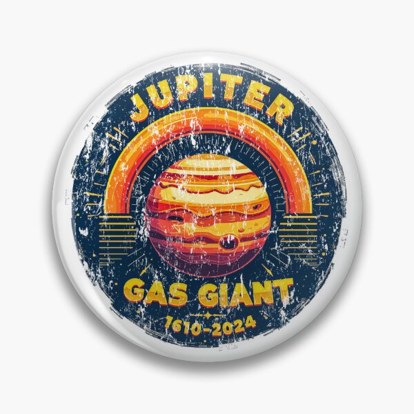 Artikelvorschau, Vintage beunruhigte Jupiter-Gasriesen-Illustration entworfen und verkauft von Jcat7.