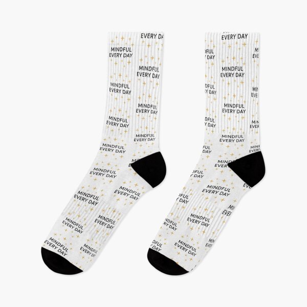 Item preview, Mindful Everyday – Minimal Typography with Stars designed and sold by Kalpa.