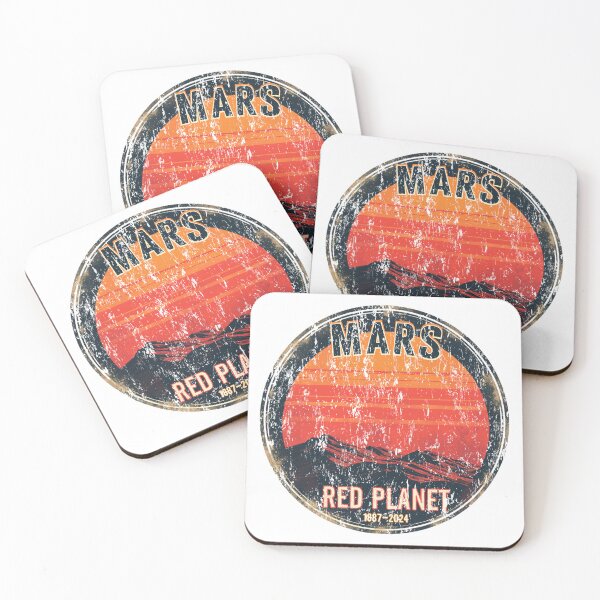 Item preview, Distressed Vintage Mars Red Planet Illustration designed and sold by Jcat7.