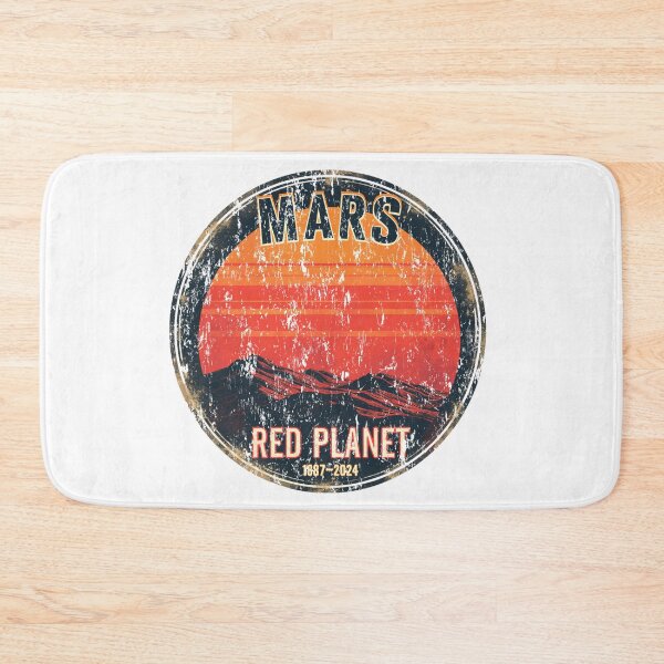 Item preview, Distressed Vintage Mars Red Planet Illustration designed and sold by Jcat7.